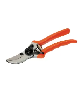 Nožnice záhradné MASTERTOOL 215 mm, kované hliníkové madlá pokryté PVC, vymeniteľná čepeľ z nehrdzavejúcej ocele 14-6110