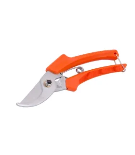 Nožnice záhradné MASTERTOOL 195 mm, PVC rukoväte, čepele SK5 14-6127