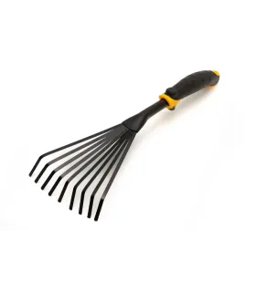 Hrabličky záhradné MASTERTOOL vejárové 9 zubov 420*145 mm s dvojzložkovou násadou 14-6175