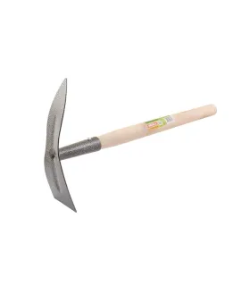 Motyčka zahradna plochá / špicatá MASTERTOOL 380*180 mm s drevenou násadou 14-6197