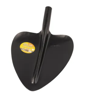 Lopata na uhlie MASTERTOOL 320*380*530 mm čierna bez násady 14-6253