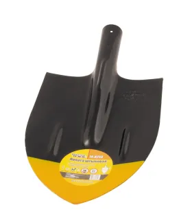 Lopata špicatá MASTERTOOL 210*290*405 mm čierna/žltá bez násady 14-6255