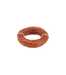 Žacie struna pre krovinorez MASTERTOOL SPIRAL bezhlučný 2, 40 mm 15 m dvojfarebný 19-1624