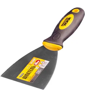 Špachtľa nerezová MASTERTOOL FLEX 80 mm s dvojzložkovou rukoväťou TPR 19-5108