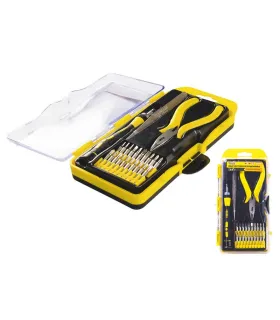 Bity skrutkovacie MASTERTOOL presné a nástrojov sada 23 ks 40-0166