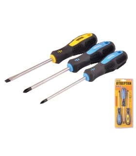 Skrutkovače sada MASTERTOOL 3 ks PH1*100/PH2*100/SL5*100 40-1504