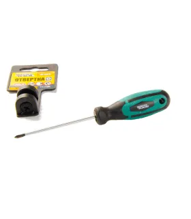 Skrutkovač magnetický MASTERTOOL HEXAGON pozidriv PH0*75 mm 45-8075