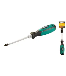 Skrutkovač magnetický MASTERTOOL HEXAGON pozidriv PH2*100 mm 45-8210