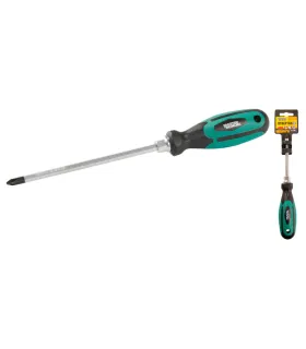 Skrutkovač magnetický MASTERTOOL HEXAGON pozidriv PH2*150 mm 45-8215
