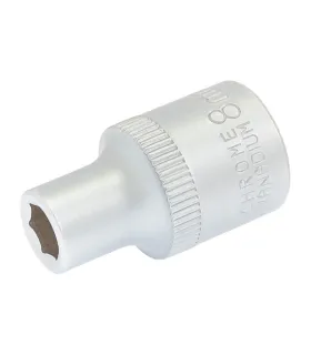 Hlavica nástrčná 6-hranná MASTERTOOL 1/2" 8 mm L 40 mm CRV 78-0008