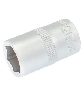 Hlavica nástrčná 6-hranná MASTERTOOL 1/2" 15 mm L 40 mm CRV 78-0015