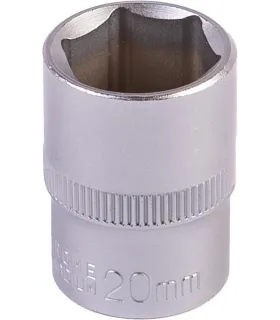 Hlavica nástrčná 6-hranná MASTERTOOL 1/2" 20 mm L 40 mm CRV 78-0020