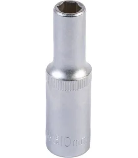 Hlavica nástrčná predĺžená 6-hranná MASTERTOOL 1/2" 10 mm L 78 mm CRV 78-0510