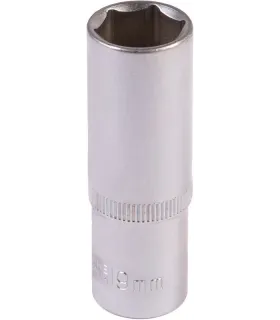 Hlavica nástrčná predĺžená 6-hranná MASTERTOOL 1/2" 19 mm L 78 mm CRV 78-0519