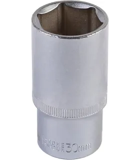 Hlavica nástrčná predĺžená 6-hranná MASTERTOOL 1/2" 30 mm L 78 mm CRV 78-0530