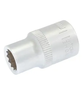 Hlavica nástrčná 12-hranná MASTERTOOL 1/2" 11 mm L 40 мм CRV 78-0611