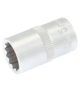 Hlavica nástrčná 12-hranna MASTERTOOL 1/2" 15 mm L 40 мм CRV 78-0615