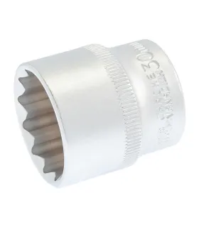 Hlavica nástrčná 12-hranná MASTERTOOL 1/2" 30 mm L 43 мм CRV 78-0630