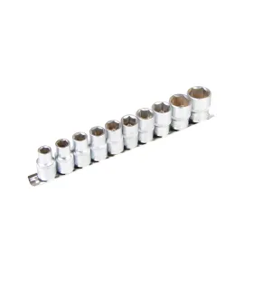 Sada hlavíc nástrčných MASTERTOOL 1/2 " 10-24 mm L 40 mm CRV, 10 ks 78-1211