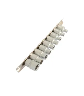 Sada nástrčných hlavíc MASTERTOOL 3/8" E-TORX E5-E16 9 ks 78-3809