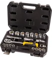 Sada hlavíc nástrčných MASTERTOOL 1/2" 10-32 mm CRV račňa 72Т 21 ks 10-32 mm CRV račňa 72Т 21 ks 78-4021