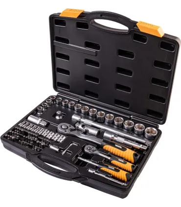 Sada hlavíc nástrčných MASTERTOOL PROFI 1/4" - 1/2" CRV račňa 72Т 72 ks - 1/2" CRV račňa 72Т 72 ks CRV račňa 72Т 72 ks 78-5072-P
