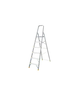 Rebrík schodíkový hliníkový MASTERTOOL 6 stupňov h 1280 mm max 150 kg 79-1106