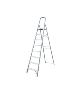 Rebrík schodíkový hliníkový MASTERTOOL 8 stupňov h 1720 mm max 150 kg 79-1108