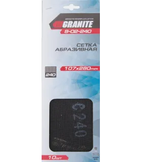 Mriežka brúsna GRANITE P240 107*280 mm 10 ks 8-02-240