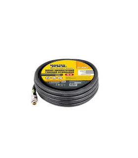 Hadica vzduchová MASTERTOOL gumová 20 bar 8*15 mm 15m, rýchly konektor 81-8462