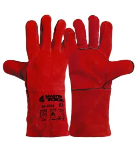 Rukavice zváračské MASTERTOOL červené 10, 5" 83-0704