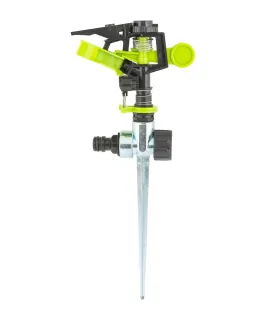 Zavlažovač impulzný MASTERTOOL 1/2" s kovový podstavcom 20 m 5, 3-13, 5 l/min 92-9329