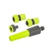Súprava zavlažovacia MASTERTOOL 4 ks (radičná tryska regulovateľná, adaptér 1/2"-3/4" - samica, koncovka 3/4", koncovka 3/4" STO