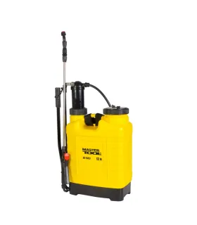 Postrekovač zahradní MASTERTOOL tlakový chrbtový 12 l, nadstavec teleskopický 50-90 cm 92-9412