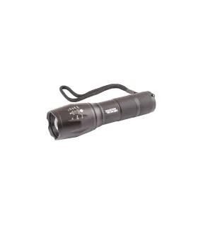 Baterka ručná MASTERTOOL s nastavením zaostrenia 5 funkcií, 10W CREE XM-L T6 LED, 600 Lum/8000K, 200 m, 3xAAA/1x18650, AL 94-081