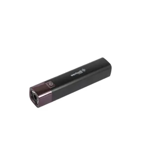 Baterka nabíjateľná WERTVOLL 3 funkcie, 1W LED 80 Lumt/7000K, 60 m, power bank, USB, Li-ion1200 mAh, ABS BLACK BLACK RX-8002