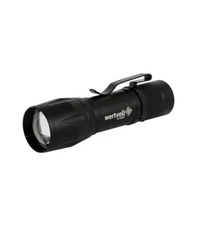 Baterka nabíjateľná WERTVOLL 3 funkcie nastaviteľné 1W LED/1W COB LED 100 Lum/8000K, 50 m, USB, Li-ion800 mAh, AL RX-8003