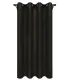 Zatemňovací záves s krúžkami - Blackout Royal Black, čierna