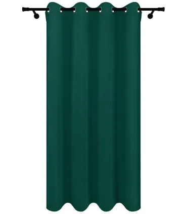 Zatemňovací záves s krúžkami - Blackout Royal Emerald, smaragdovozelená