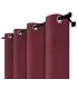 Zatemňovací záves s krúžkami - Blackout Royal Marsala, farbá burgundy