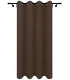 Zatemňovací záves s krúžkami - Blackout Royal Truffle, čokoládová farba