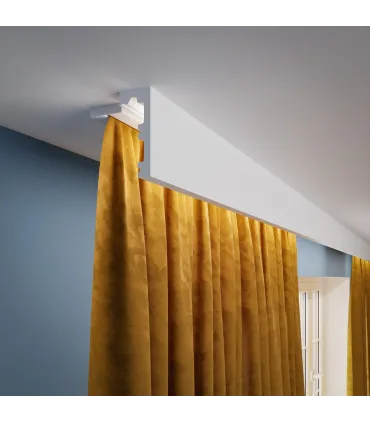 Garnižová stropná lišta Deco LK1 - vhodná pre LED podsvietenie 200cm x 10cm