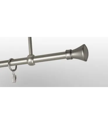 Kovová garniža Satin 19 mm Wall Blackout Efekt Koloseo