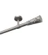 Kovová garniža Satin 19 mm Wall Blackout Efekt Trapezium