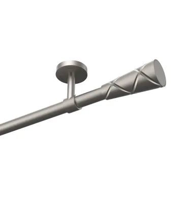 Kovová garniža Satin 19 mm Wall Blackout Efekt Trapezium
