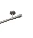 Kovová garniža Satin 19 mm Wall Blackout Efekt Pullo