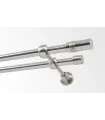 Kovová garniža Efekt-nerezová oceľ Ø 16 mm - Cylinder