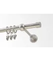 Kovová garniža Satin nickel Ø 16 mm - Pullo