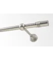 Kovová garniža Satin nickel Ø 16 mm - Cylinder