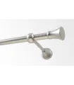 Kovová garniža Satin nickel Ø 16 mm - Koloseo hladke